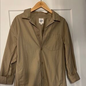 GAP Khaki Button-Up Shirt